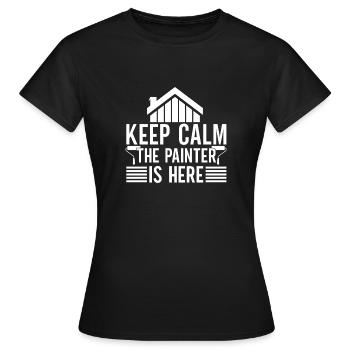 House Painter Hilarious Designs Unique Gifts - Frauen T-Shirt - Schwarz - Vorne - AI Model Female 172 dark (172cm)