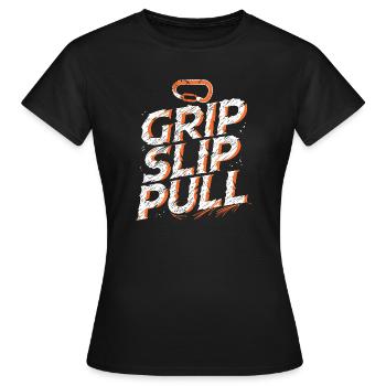 Grip Slip Sweater Adventure Climbing - Women's T-Shirt - black - Front - AI Model Female 172 dark (172cm)