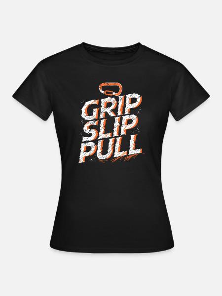Grip Slip Sweater Adventure Climbing - Frauen T-Shirt - Schwarz