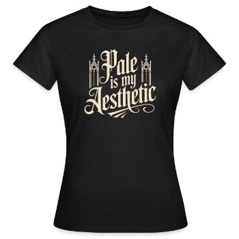 Die Stange ist meine Ästhetik - Frauen T-Shirt - Schwarz - Vorne - AI Model Female 172 dark (172cm)