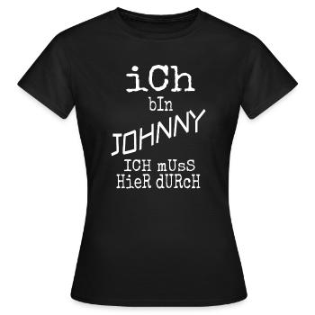 Geschenk für Johnny - Frauen T-Shirt - Schwarz - Vorne - AI Model Female 172 dark (172cm)
