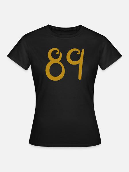 89 - Frauen T-Shirt - Schwarz