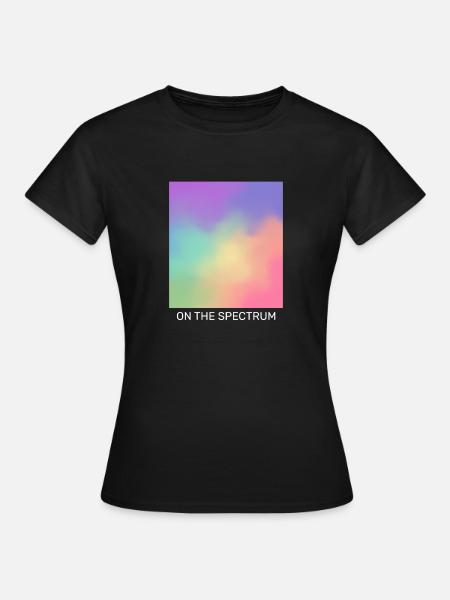 Auf dem Spektrum - Frauen T-Shirt - Schwarz