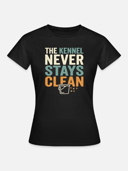Zwingertechniker, Zwingerassistent, Tierpflege - Frauen T-Shirt - Schwarz