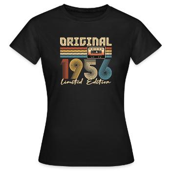 70. Geburtstag, 70 Jahre - Frauen T-Shirt - Schwarz - Vorne - AI Model Female 172 dark (172cm)