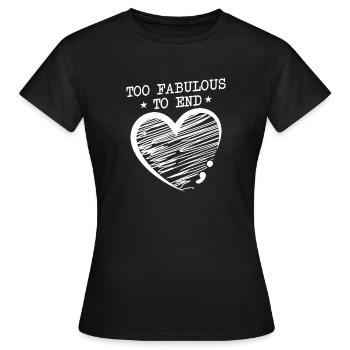 Point-virgule trop fabuleux pour finir en point-virgule - T-shirt Femme - noir - Devant - AI Model Female 172 dark (172cm)