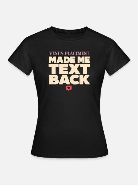 Venus-zeichen Venus-astrologie - Frauen T-Shirt - Schwarz