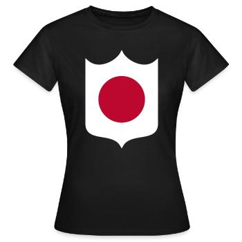 Japan - Women's T-Shirt - black - Front - AI Model Female 172 dark (172cm)