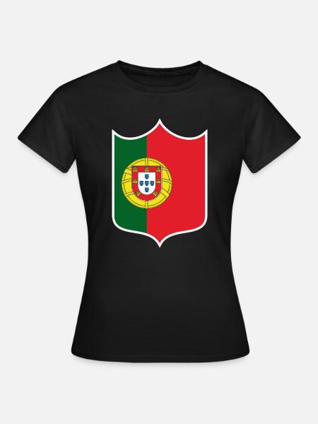Portugal - Frauen T-Shirt - Schwarz