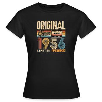 70. Geburtstag, 70 Jahre - Frauen T-Shirt - Schwarz - Vorne - AI Model Female 172 dark (172cm)