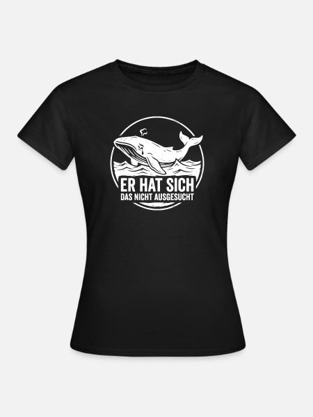 ER HAT SICH DAS NICHT AUSGESUCHT - Frauen T-Shirt - Schwarz