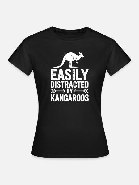 Kängurus Sprüche Känguru Lustige Kängurus Geschenk - Frauen T-Shirt - Schwarz