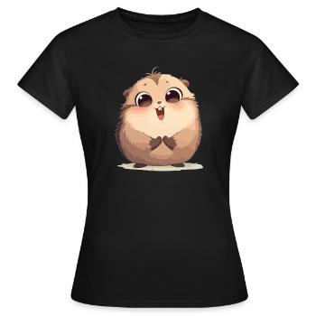 Murmeltiere Murmeltier - Frauen T-Shirt - Schwarz - Vorne - AI Model Female 172 dark (172cm)