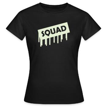 squad - Frauen T-Shirt - Schwarz - Vorne - AI Model Female 172 dark (172cm)