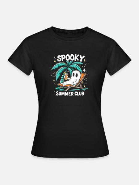 Spooky Summer Summerween Halloween - Frauen T-Shirt - Schwarz