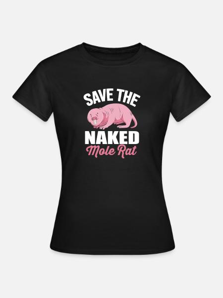 Nacktmull - Frauen T-Shirt - Schwarz