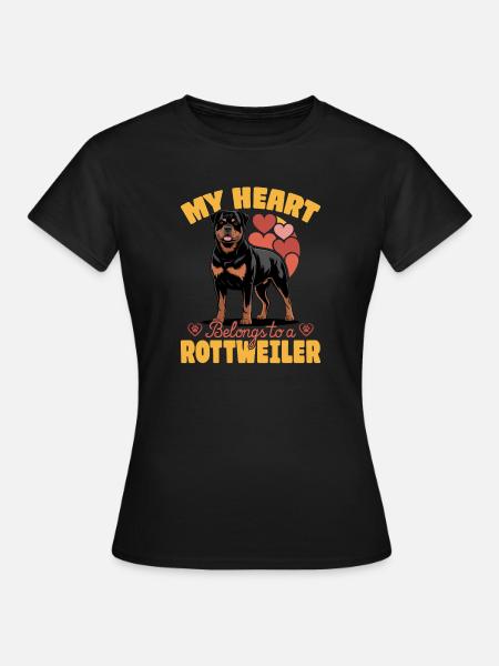 Rottweiler Rottie Dog Breed - Frauen T-Shirt - Schwarz