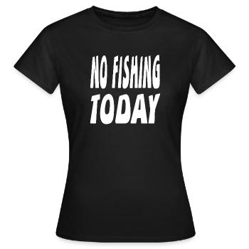 Angling - Women's T-Shirt - black - Front - AI Model Female 172 dark (172cm)