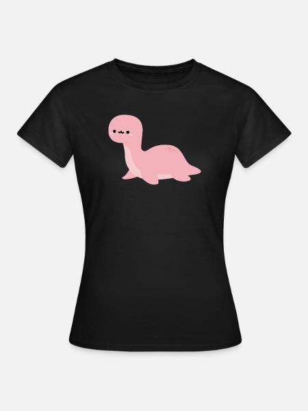 Brontosaurus-Mundharmonika - Frauen T-Shirt - Schwarz