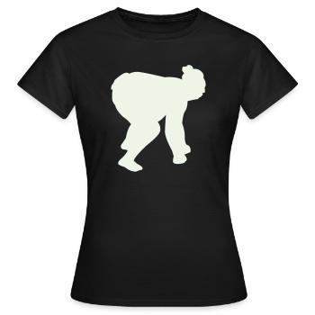 sumo - Women's T-Shirt - black - Front - AI Model Female 172 dark (172cm)