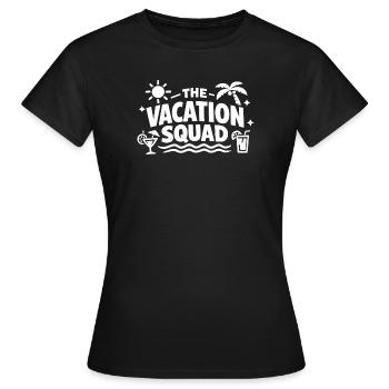 La troupe de vacances - T-shirt Femme - noir - Devant - AI Model Female 172 dark (172cm)