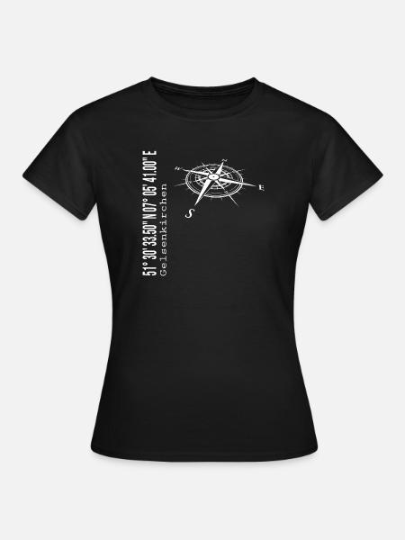 Gelsenkirchen - Frauen T-Shirt - Schwarz