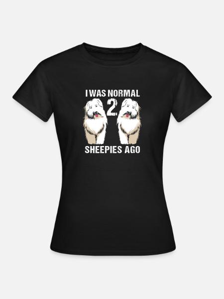 Englischer Schäferhund - Frauen T-Shirt - Schwarz