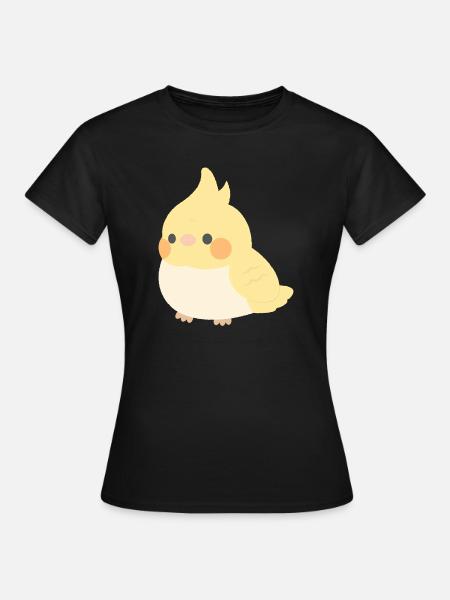 Nymphensittich - Frauen T-Shirt - Schwarz