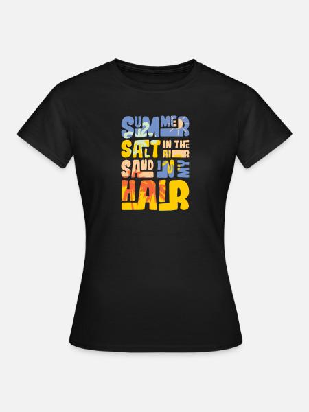 Summer salt in the air - Women's T-Shirt - black