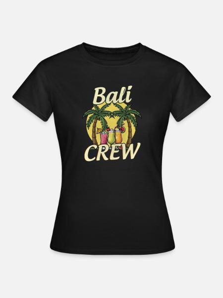 Bali Crew - Frauen T-Shirt - Schwarz