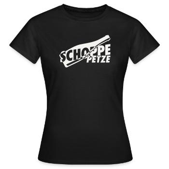 Schoppe-petze - Frauen T-Shirt - Schwarz - Vorne - AI Model Female 172 dark (172cm)