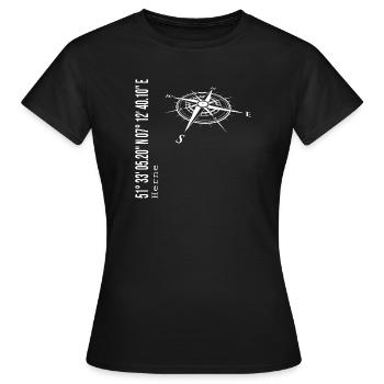 Herne - Frauen T-Shirt - Schwarz - Vorne - AI Model Female 172 dark (172cm)