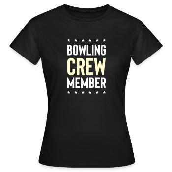 Équipe de bowling - T-shirt Femme - noir - Devant - AI Model Female 172 dark (172cm)