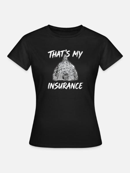 Aluhut Sicherheit - Frauen T-Shirt - Schwarz