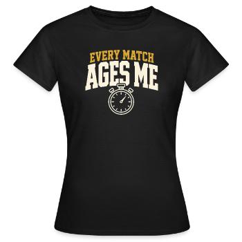 Catcheur - Maman Lutte - Maman Tapis - Maman Cadeau - T-shirt Femme - noir - Devant - AI Model Female 172 dark (172cm)