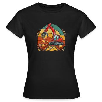 Bau-Taco Grabung - Frauen T-Shirt - Schwarz - Vorne - AI Model Female 172 dark (172cm)