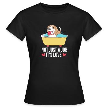 Hundefriseur - Frauen T-Shirt - Schwarz - Vorne - AI Model Female 172 dark (172cm)