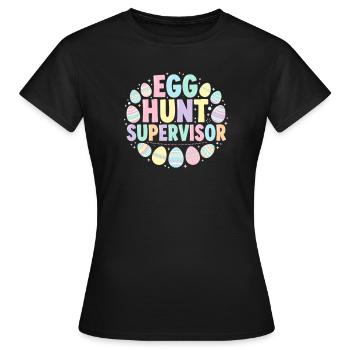 Easter Egg Overseer - Women's T-Shirt - black - Front - AI Model Female 172 dark (172cm)