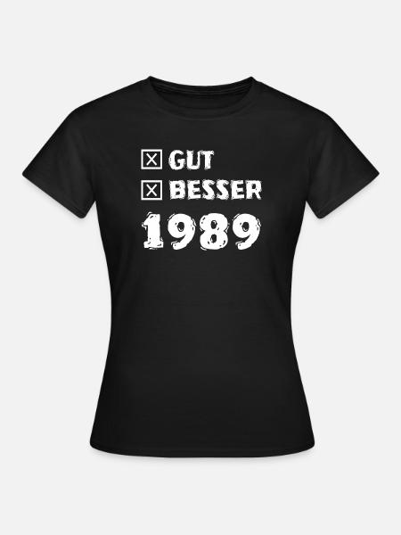 1989 - Frauen T-Shirt - Schwarz