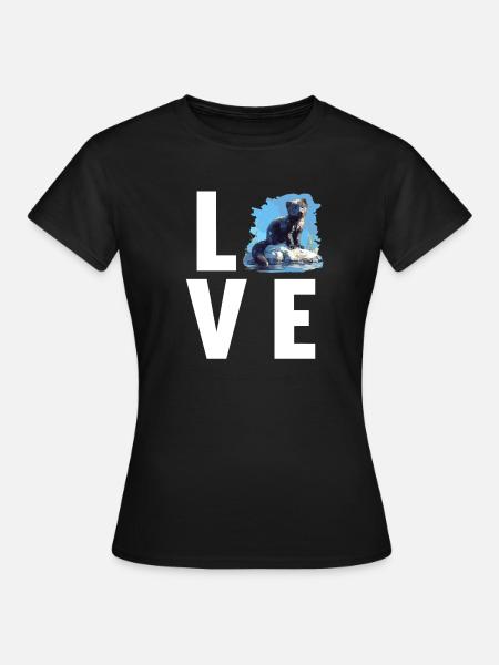 Nerze Nerz - Frauen T-Shirt - Schwarz