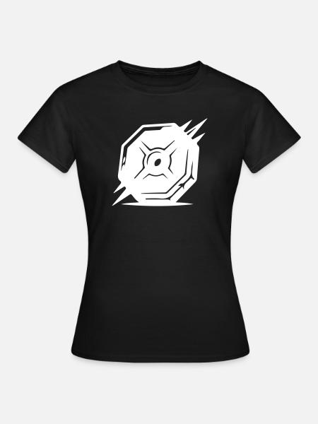 Gewichte Symbol - Frauen T-Shirt - Schwarz