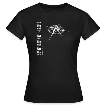 Peine - T-shirt Femme - noir - Devant - AI Model Female 172 dark (172cm)