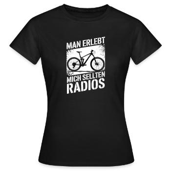  Man Erlebt Mich Sellten Radios Mountainbike - Frauen T-Shirt - Schwarz - Vorne - AI Model Female 172 dark (172cm)