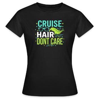 Cruising Granny, Grandma On Deck, - Women's T-Shirt - black - Front - AI Model Female 172 dark (172cm)