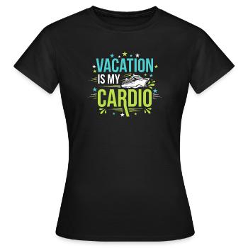 Cruising Granny, Grandma On Deck, - Women's T-Shirt - black - Front - AI Model Female 172 dark (172cm)
