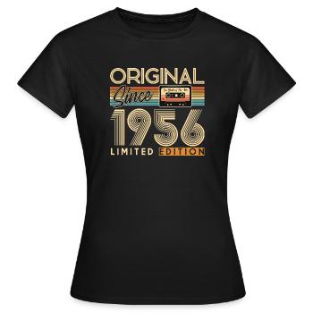 70. Geburtstag, 70 Jahre - Frauen T-Shirt - Schwarz - Vorne - AI Model Female 172 dark (172cm)