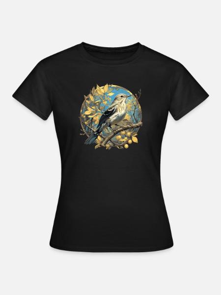 Spottdrosseln Spottdrossel - Frauen T-Shirt - Schwarz
