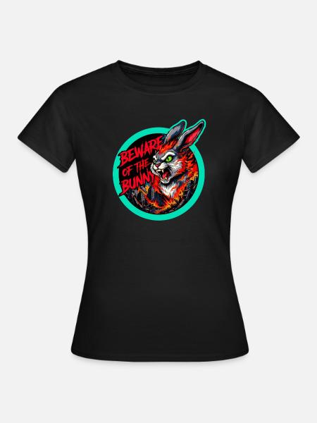 Horror Hase XXL - Frauen T-Shirt - Schwarz