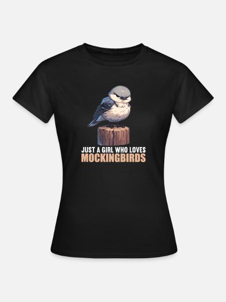 Spottdrosseln Spottdrossel - Frauen T-Shirt - Schwarz