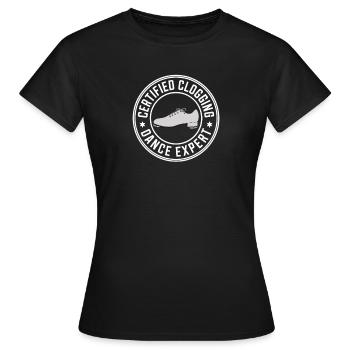 Don expert en bouchon pour danse en bouchons - T-shirt Femme - noir - Devant - AI Model Female 172 dark (172cm)